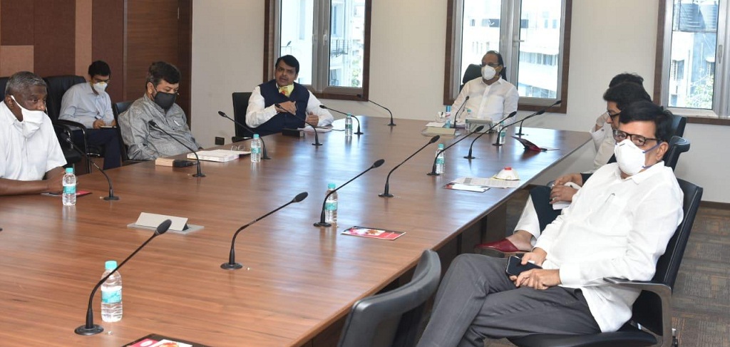Maharashtra all party meeting through video conferencing