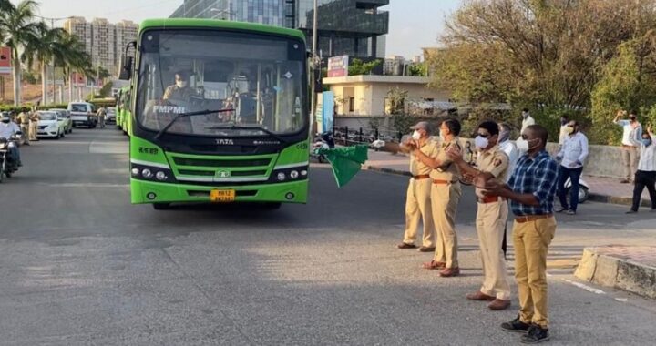 PMPML bus in Pune