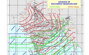 Advance of Southwest Monsoon 2020