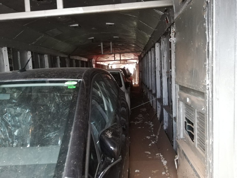 Car sent via railway from Pune to Kerala