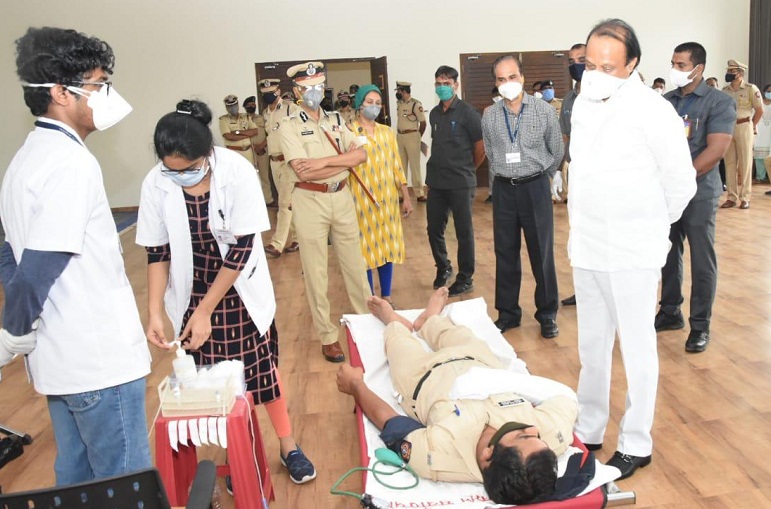 Dy CM Ajit Pawar at Pune police