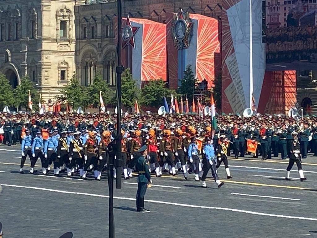 INDIAN ARMED FORCES CONTINGENT PARTICIPATED IN VICTORY DAY PARADE AT MOSCOW, RUSSIA