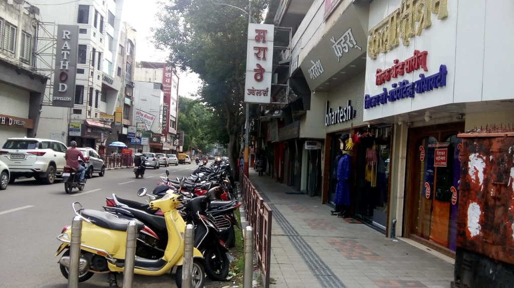 Historic Laxmi Road in Pune