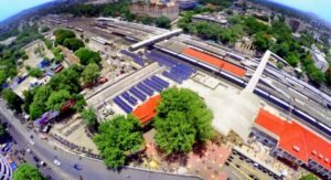 728-Pune station drone view