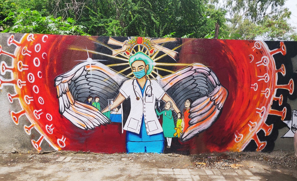 Kalyaninagar doctor mural