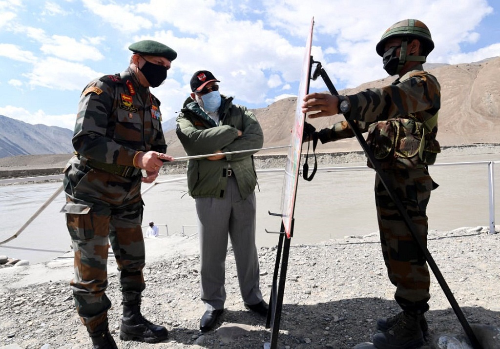 The Prime Minister, Shri Narendra Modi visits Leh, Ladakh on July 03, 2020.