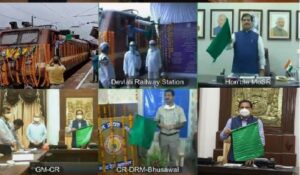807-KisanRail Flag off
