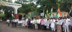 Congress protest NEET JEE
