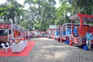 Ganesh visarjan at home or in mobile tanks