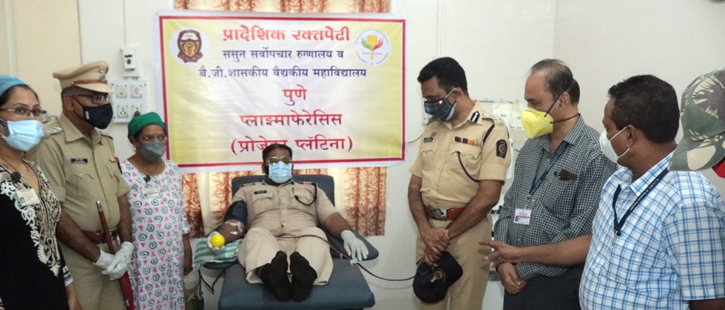 Plasma donation COVID Sassoon
