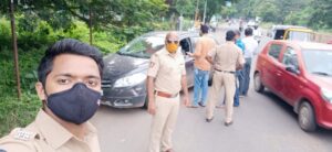 Pune police action for not wearing mask