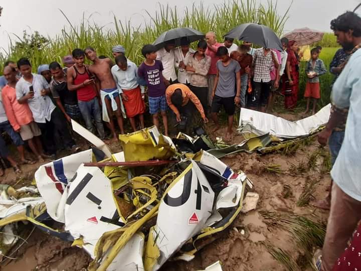 aircraft crash Azamgarh