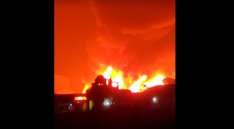 Kurkumbh fire