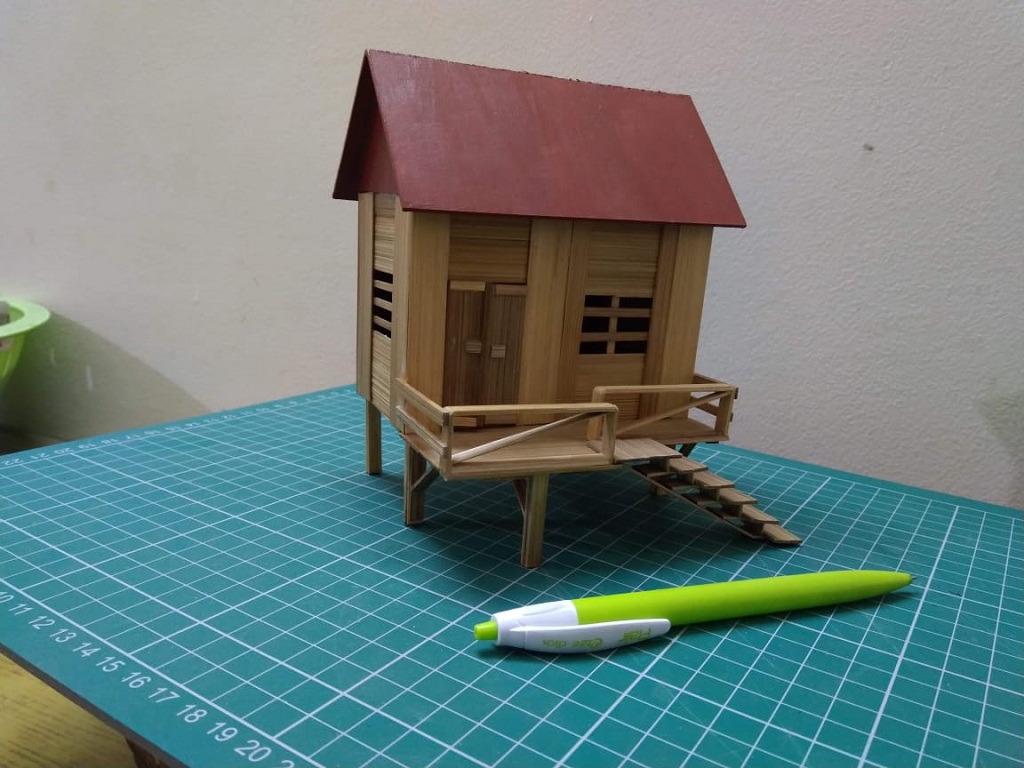 Bamboo house