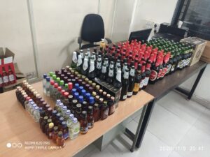 Liquor Seized in PCMC