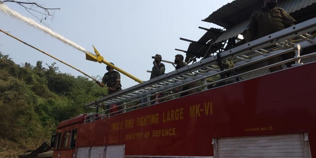 INS Shivaji fire brigade