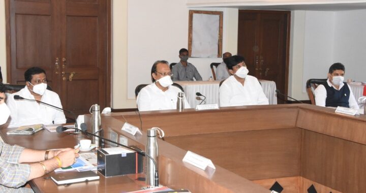 ajit pawar meeting covid management in Pune