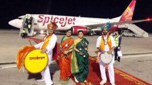 Dhol Tasha Pathak Spicejet