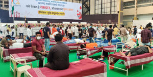 1644 Bottles Blood Collected At Blood Donation Camp