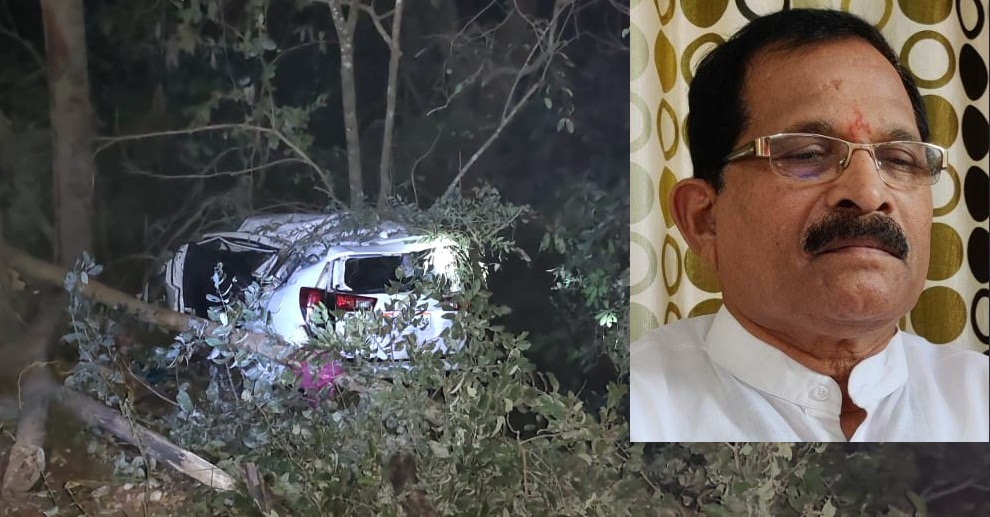 shripad naik car accident