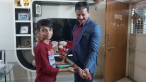 Krishna Prakash with Anuj Shekhawat