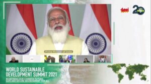 Prime Minister of India, Narendra Modi TERI