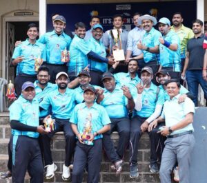 The winning team - ICAI with the trophy