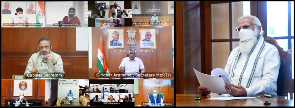 PM Holds Meeting for Oxygen Supply
