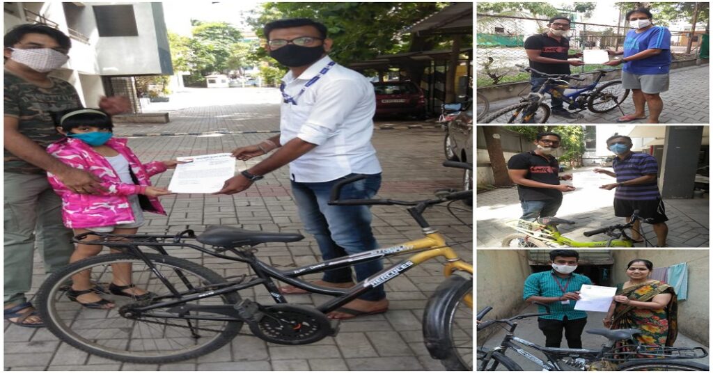 Pune Cycle Enthusiasts Helping Poor, Needy In Getting Cycles For Commute