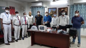 All India Station Masters Association Donates Medical Equipments
