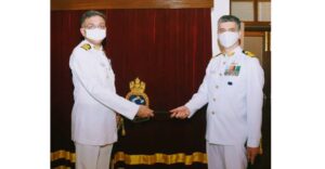 Cmde Arvind Rawal Assumes Charge Of INS Shivaji