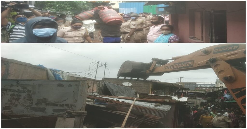 Anti-Encroachment Drive At Dandekar Bridge