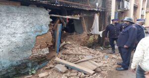 Wall Of House Collapsed