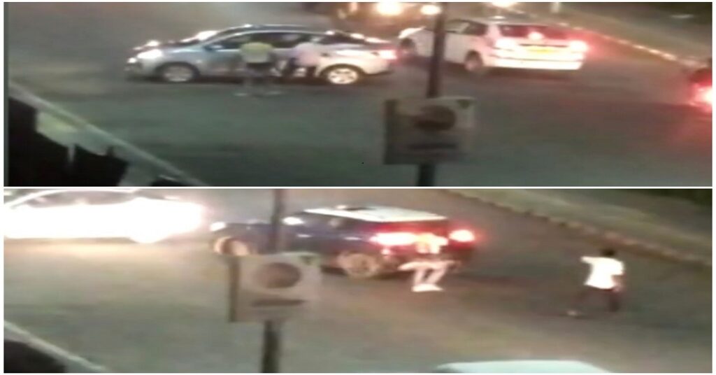 Goons Attack Passersby With Chopper On Road In Pimple Nilakh