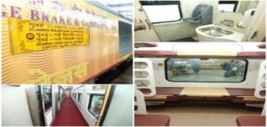 Tejas coaches on Mumbai Rajdhani