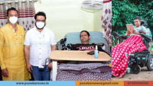 Amol Kolhe Gifts Automatic Wheelchair