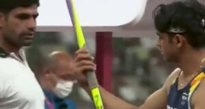 Neeraj-Chopra-taking-his-javelin-from