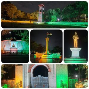 Pune military establishments lit with tricolour on Independence Day