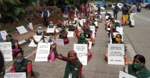 swach worker protest