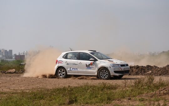 Dhruva Chandrashekar in action during the HDFC Bank Accelerate Time Attack 2021 held in Pune on Saturday-Sunday. The Bangalore racer was the fastest over the weekend.