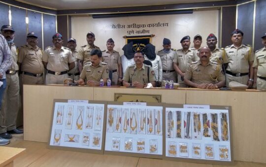 rajgad police recover gold worth Rs 37 lakh Pune