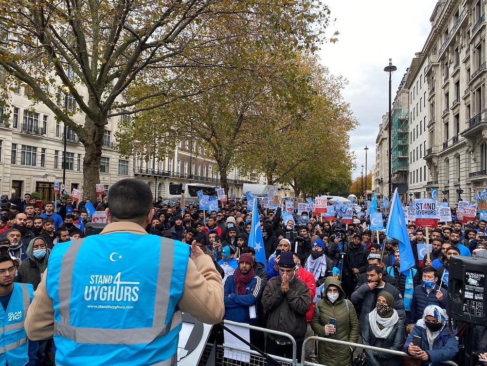 Uyghur london protest