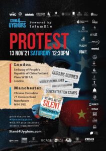 uyghurs protest