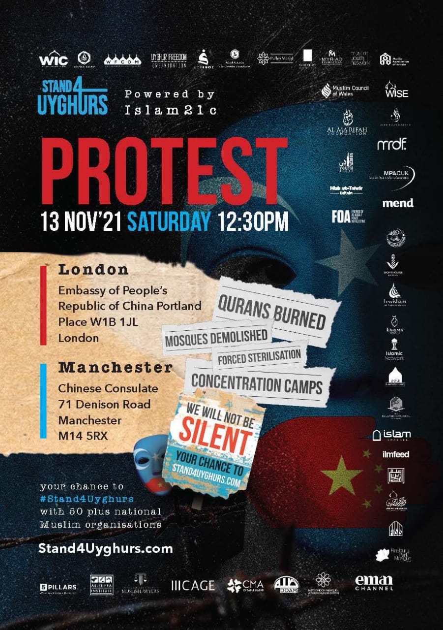 uyghurs protest