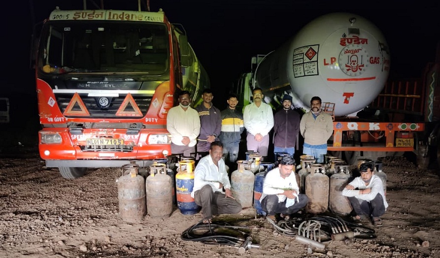 lpg theft chakan pune pimpri chinchwad