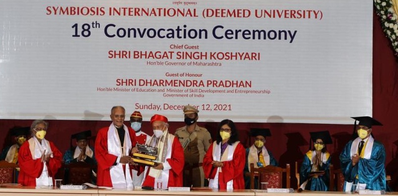 symbiosis convocation Koshyari