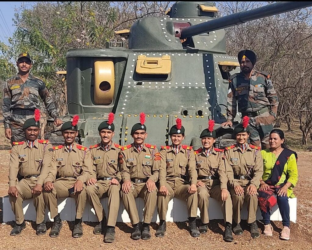 NCC CADET Pune tank Army