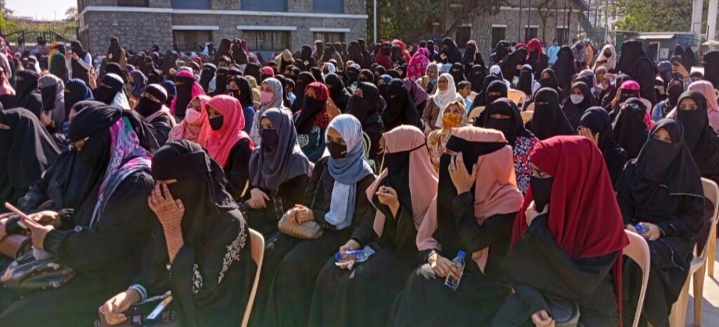 Protest In Favor Of Hijab