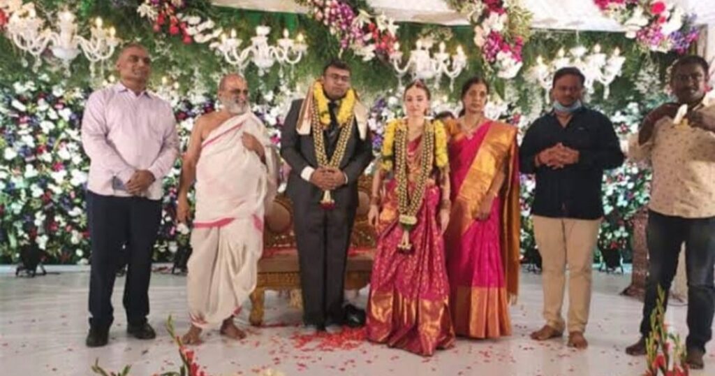 Ukrain woman Married India