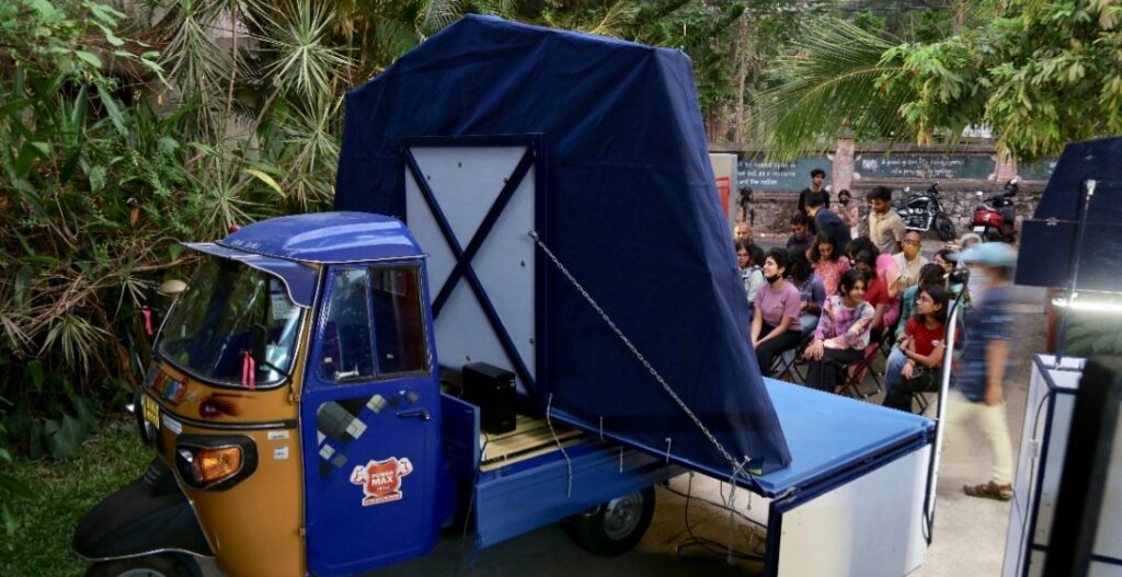 Cinema on Wheels in Pune Rickshow